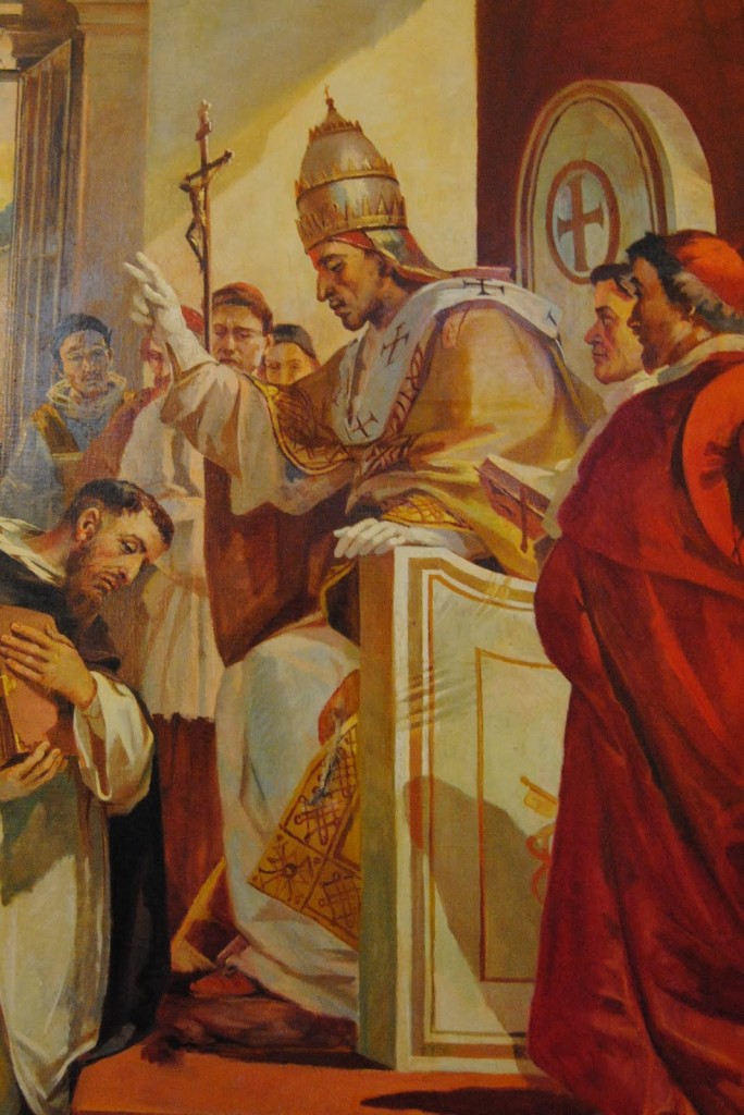 Pope Innocent with St. John of Matha